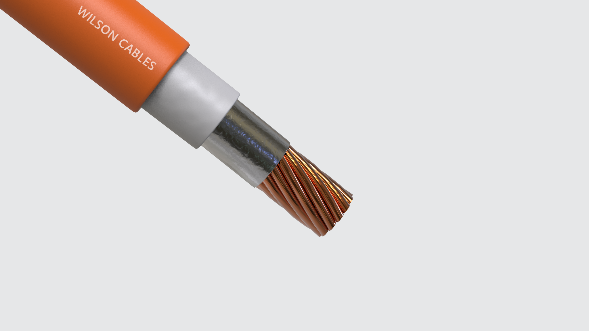 Single Core FR-200 or FR-300 Fire Resistant Power Cables