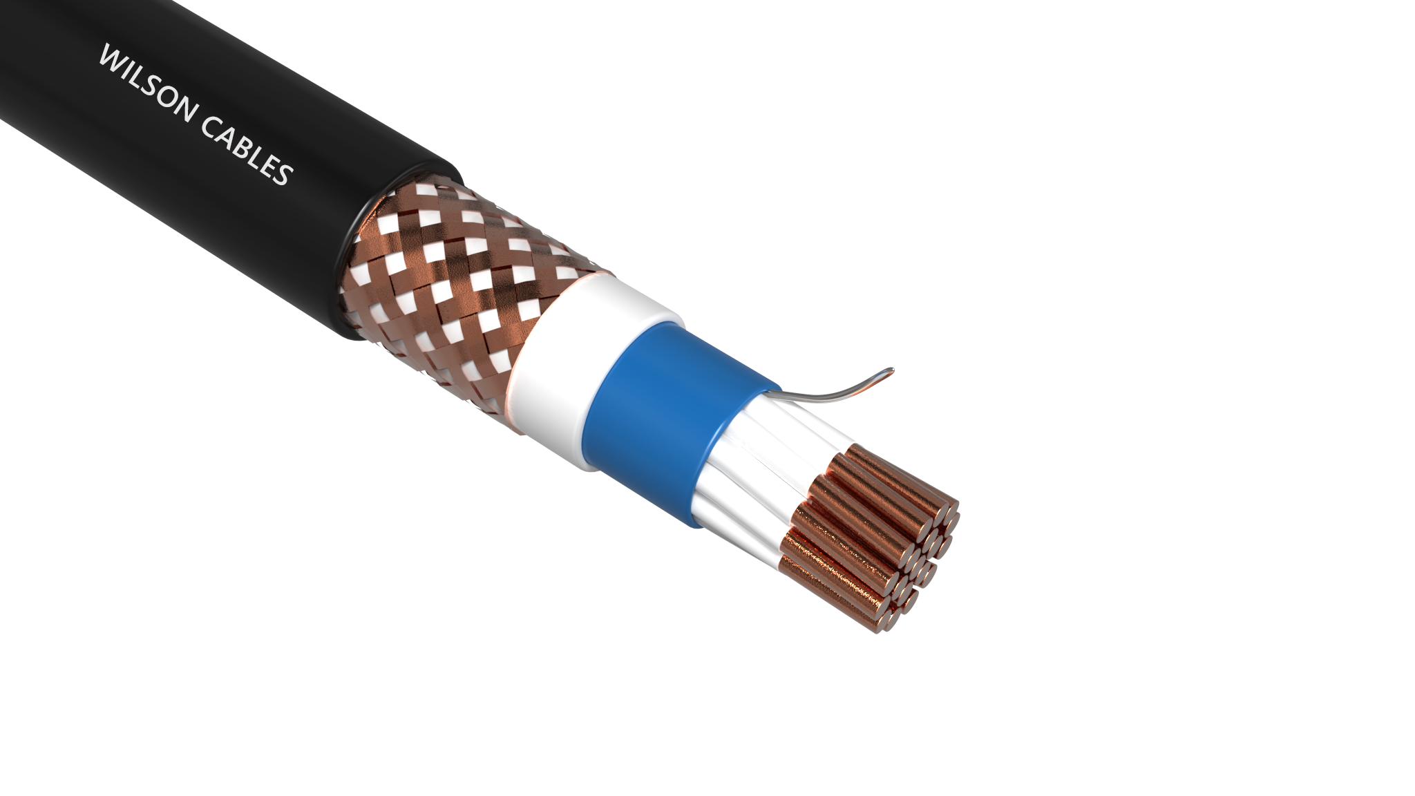 MIM-200Q (SST) / MIM-200C (SST) LSOH Sheathed Shipboard Braided Instrumentation Cables